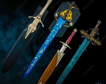 Elden Ring Dark Moon Greatsword From Dark Soul & Holly Moon Great Sword | Customise Gift For Boyfriend | Personalized Gift | Graduation Gift