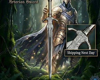 Artorias Sword | Master Sword From Dark Soul Game Replica Gift For Boyfriend | Dar Souls Cosplay Gift for Gamer | Bloodborne Limited Edition