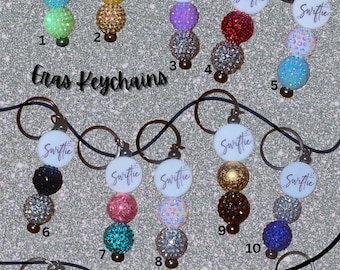 Swiftie Era Beaded Keychain