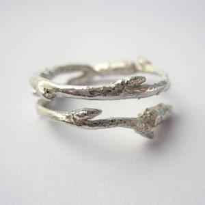 Twig ring, nature ring, twig wedding ring, birch twig ring, nature ring, woodland jewellery, alternative engagement ring, Arctic twig ring