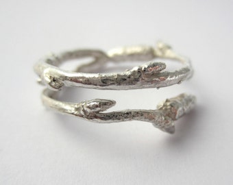 Twig ring, nature ring, twig wedding ring, birch twig ring, nature ring, woodland jewellery, alternative engagement ring, Arctic twig ring