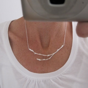 Twig Necklace, nature necklace, woodland necklace. image 5