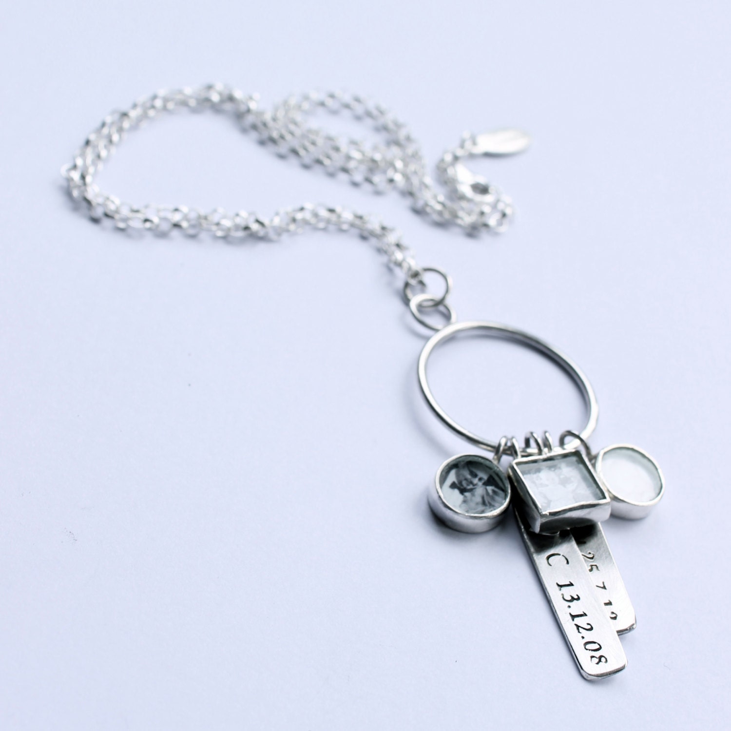 Silver keepsake necklace Clearance