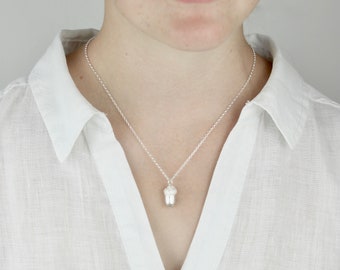 silver acorn necklace / acorn necklace / nature necklace / rustic necklace / autumn necklace / woodland necklace / woodland jewellery