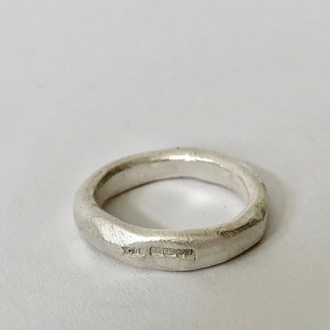 Unsolid Ring The MAXI Organic / Uneven Shaped Ring Approx 4mm Wide. Sustainable ...