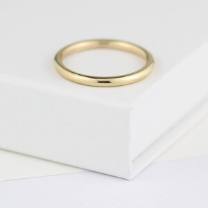 Trouwring, gouden trouwring, eenvoudige trouwring