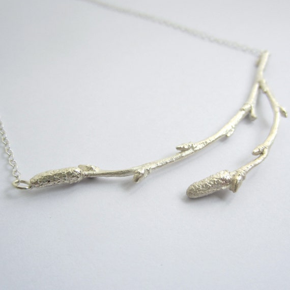 TEN.×CLANE TWIG CHAIN NECKLACE Twig Necklace, Nature Necklace, Woodland Necklace. - Etsy