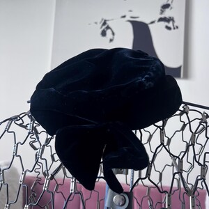 BIANCALANI FIRENZE MADE IN ITALY EXPRESSLY FOR BONWIT TELLER VINTAGE HAT BLACK Black Fabric Vintage Hats for Women for sale | eBay main image 3