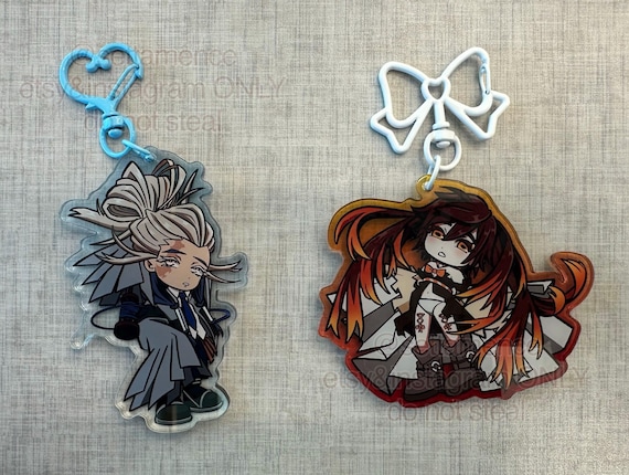 GACHIAKUTA Amo Empool & Tamsy Caines Acrylic Keychains