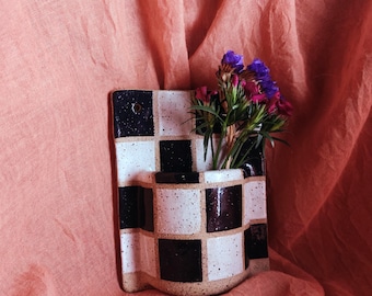 Wall Pocket Vase | Handmade Ceramic Wall Art and Decor