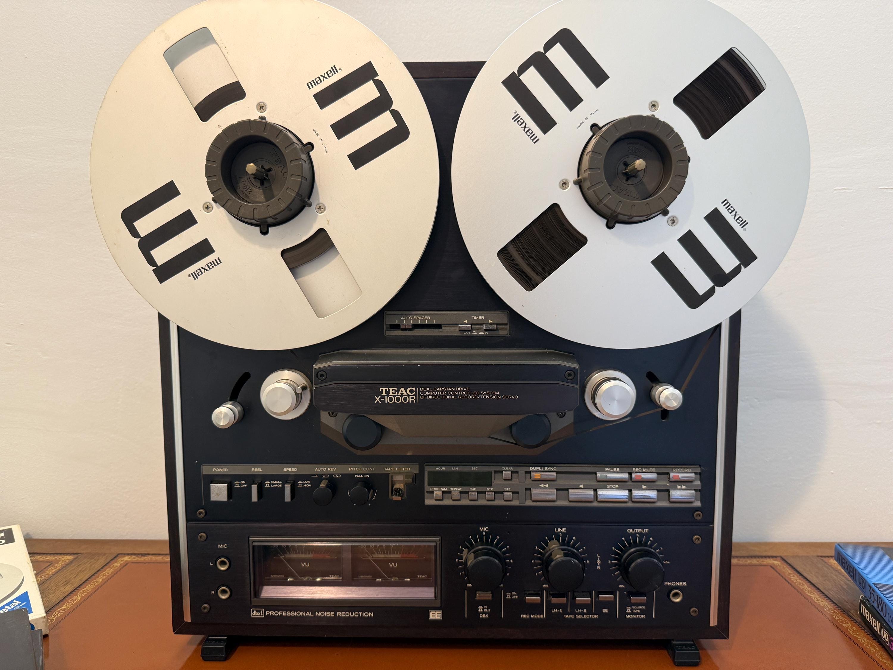 Vintage Teac X-1000R Reel to Reel Tape Deck With Maxell Reels - Etsy