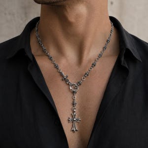 CHROME HEARTS ロザリオ ネックレス クロス Chrome hearts rosary necklace - Etsy 日本