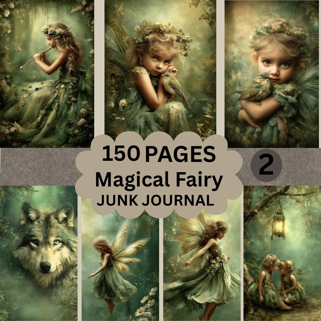Magical Fairy Junk Journal Pages | Forest Fantasy Printable ...