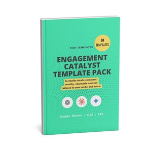 Paquete de plantillas de catalizador de participación • 50 plantillas de contenido social listas para usar para coaches
