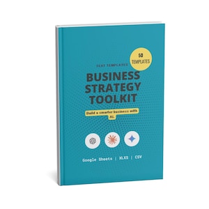 Zestaw narzędzi strategii biznesowej • 50 szablonów planowania i analiz dla startupów