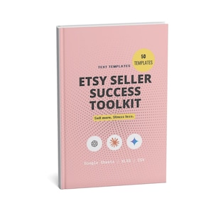 Zestaw narzędzi dla sprzedawców Etsy zapewniających sukces • 50 szablonów SEO, ofert i wiadomości dla właścicieli sklepów