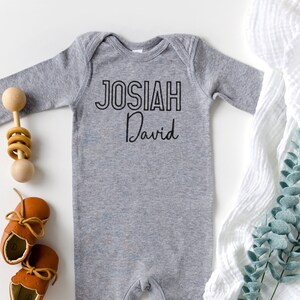 Personalized embroidered Baby Shirt, Custom Baby Bodysuit, Baby Name Shirt, Custom Baby Name Creeper, Embroidered baby top, coming home