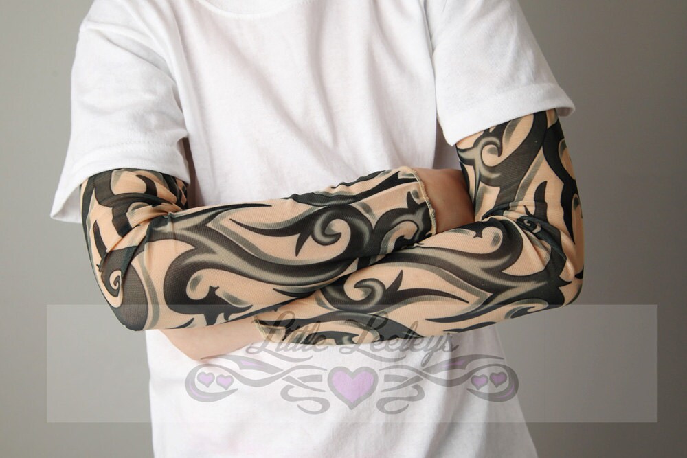 Tattoo Sleeve Tribal White Shirt for Boys or Girls Etsy