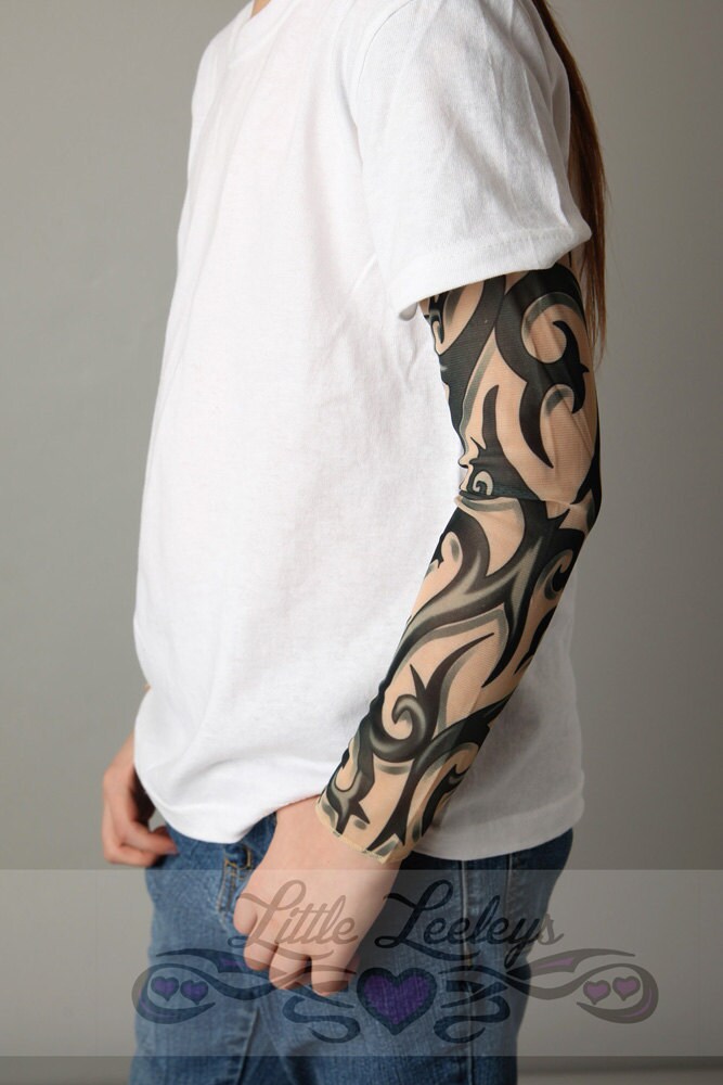 Tattoo Sleeve Tribal White Shirt for Boys or Girls Etsy