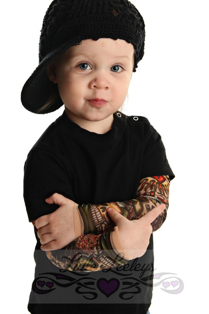 Kids Tattoo Sleeve Shirt Toddler Tattoo Sleeve Shirt Etsy