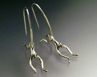 Hanging Monkey Earrings