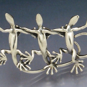 Line Dancing Lizard Anstecker