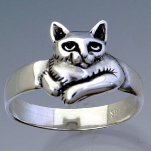 Moonpie Ring Cat Ring Size 3 to 9.5 image 2