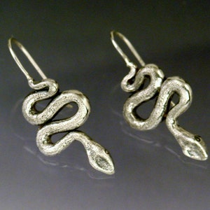 Hanging Snake Earrings