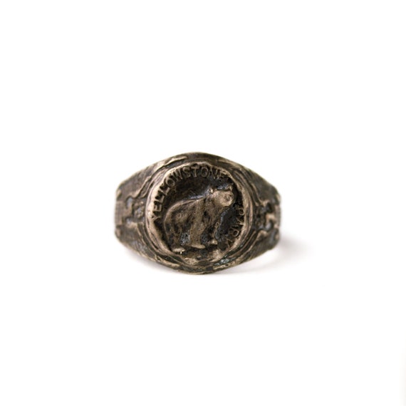 Vintage Sterling Silver Yellowstone National Park