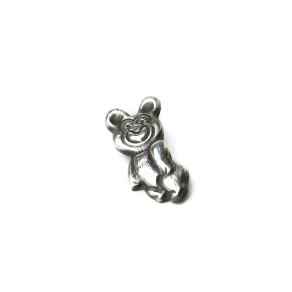 Rare Vintage Mexican Sterling Silver 1980 Olympic Mascot Misha Brooch