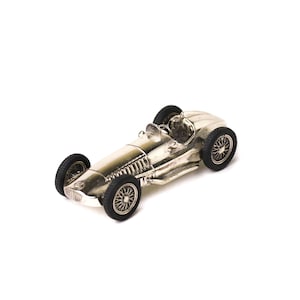 Rare Medusa Oro Sterling Silver Mercedes-Benz W154 Grand Prix Race Car Miniature Model