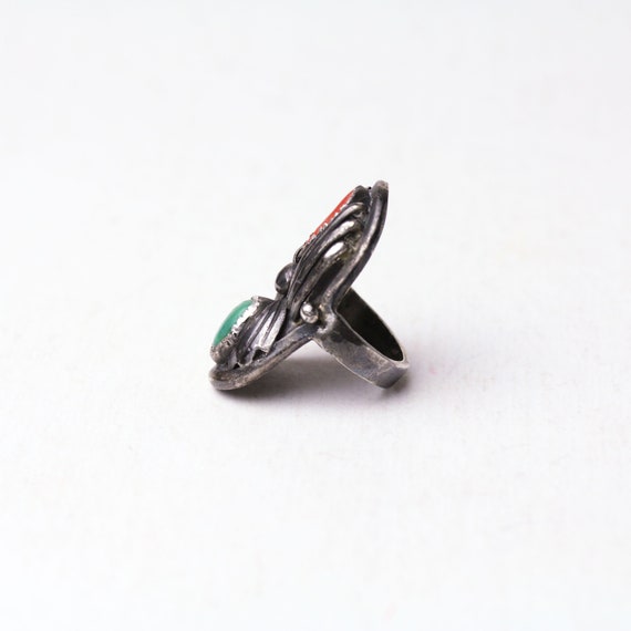 Vintage Signed Henry Mariano Navajo Sterling Silver Turquoise