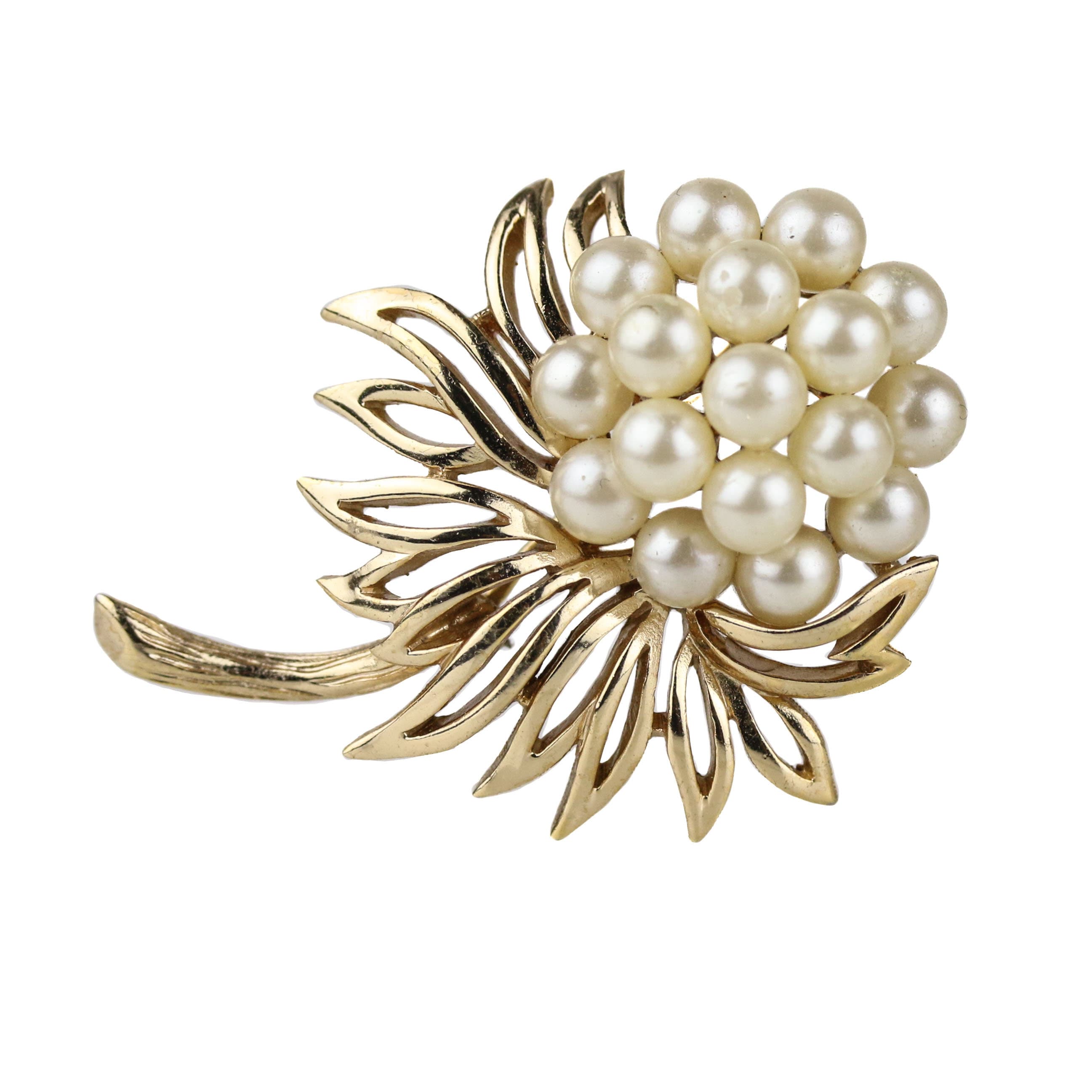 50s.60s】TRIFARI トリファリ ヴィンテージ ブローチ trifariブローチ