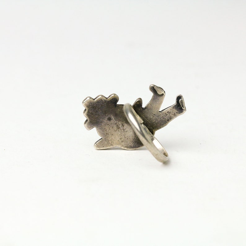 Vintage Hopi Knifewing Chip Inlay Ring Sz 8