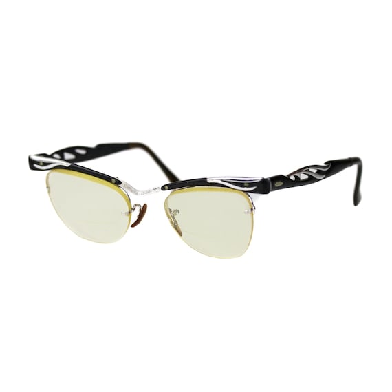 Vintage cat eye glasses Bausch & loms 12k GF s-l400.jpg main image 4