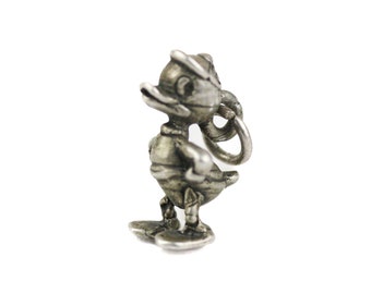 Vintage Sterling Silver Disney Huey, Dewey, or Louie Duck Charm