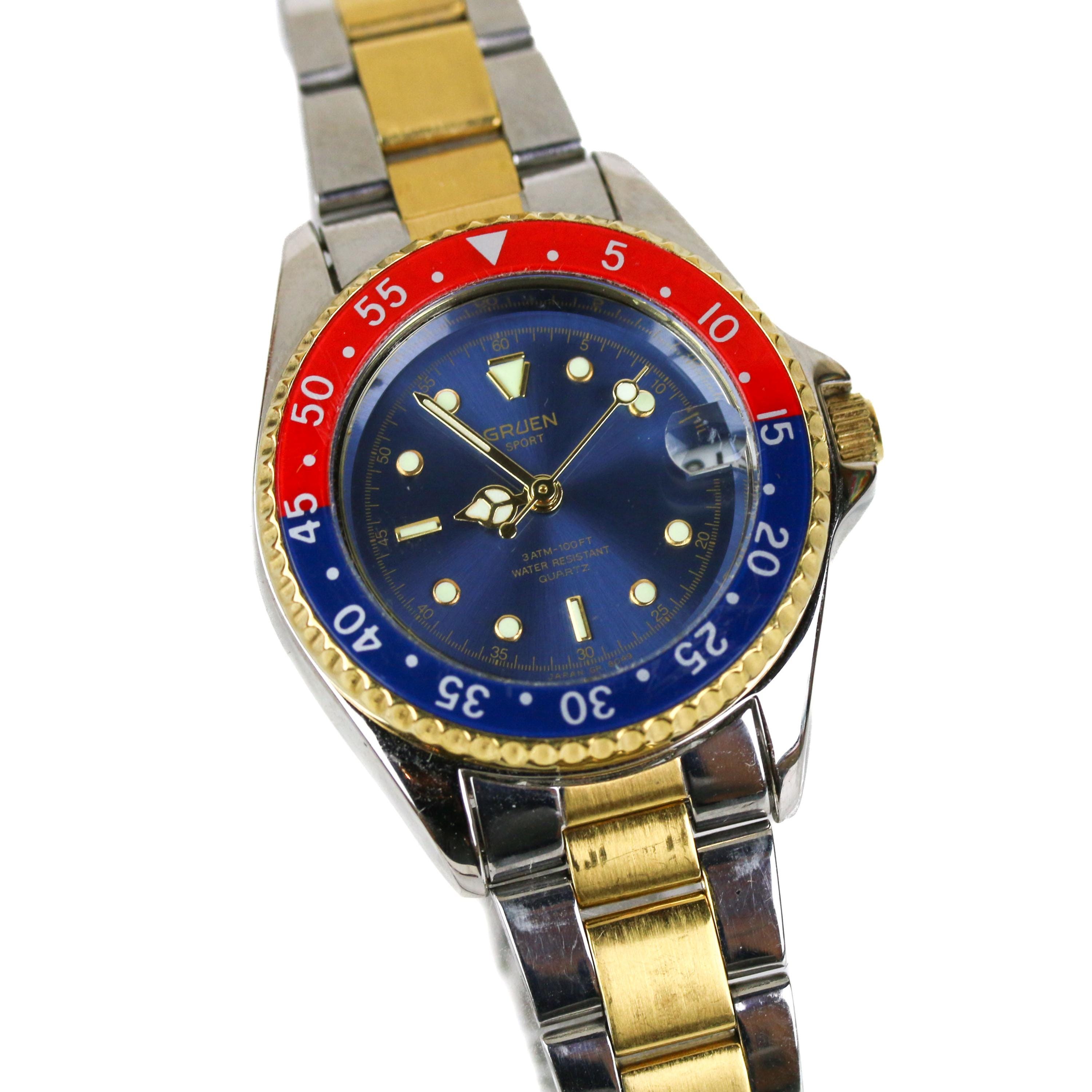 Watch Gruen vintages 9 bezel colors Gruen Bezel Watch - Etsy main image 2