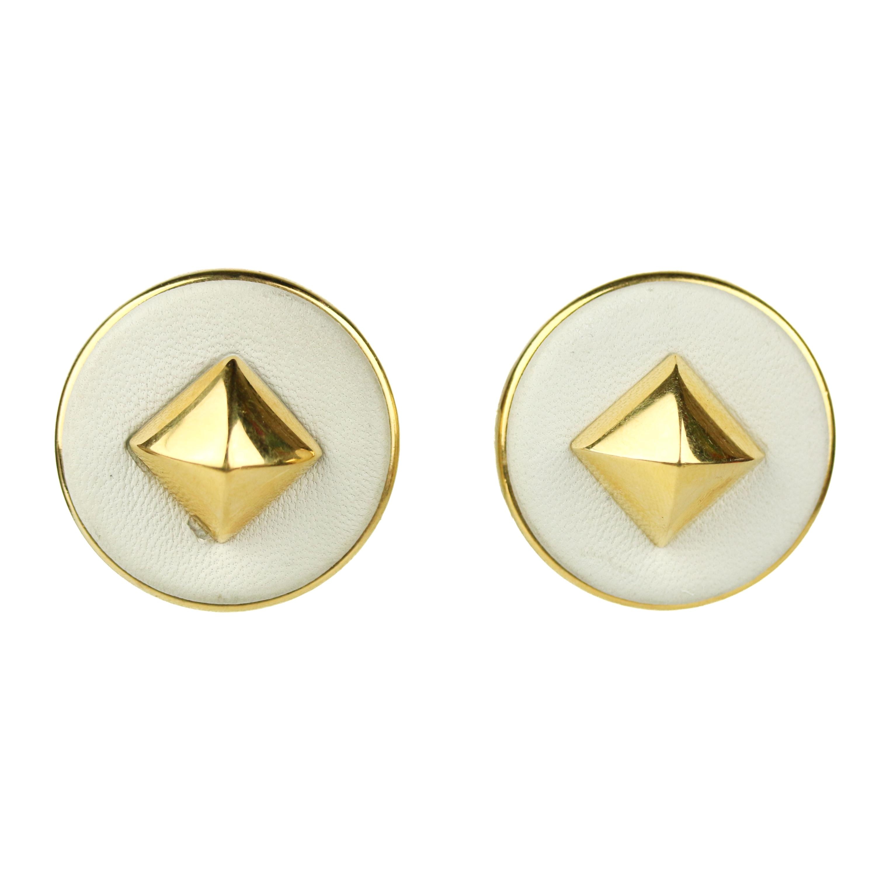 Gold Schiaparelli Earrings - Etsy