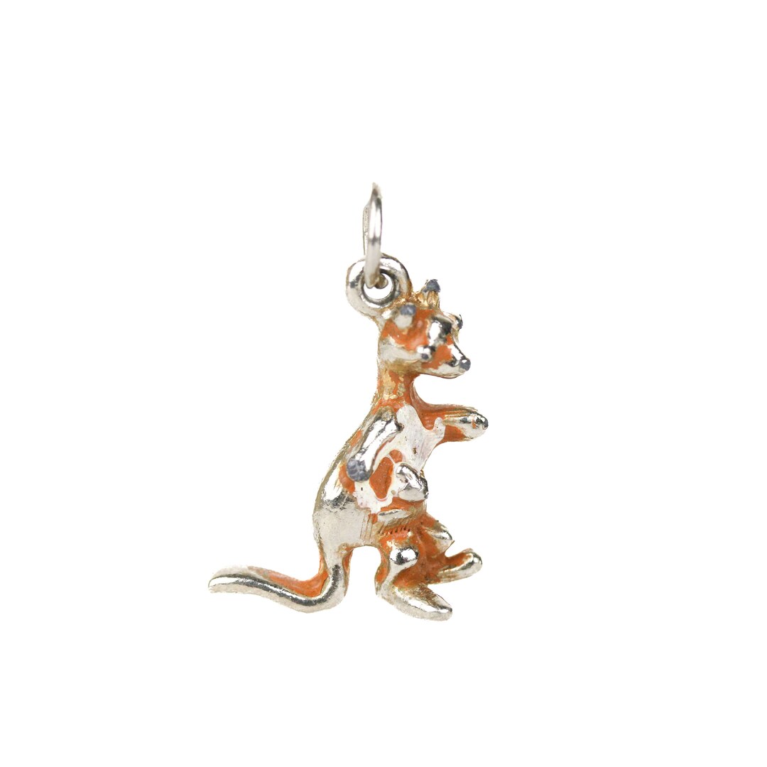 Vintage 60's Disney Winnie the Pooh Kanga & Roo Charm Etsy