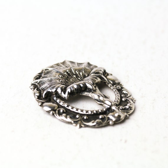 1910's Art Nouveau Silver Brooch（1920's アールヌーボー