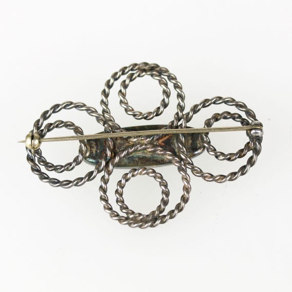 Early Fred Harvey Era Navajo Sterling Silver Rope & H… - Gem
