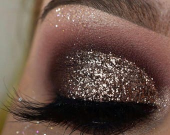 Sombra de ojos con purpurina prensada