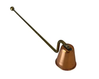 Vintage Copper and Brass Candle Snuffer