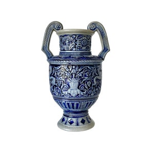 Vintage German Salt Glazed Vase Simon Peter Gerz