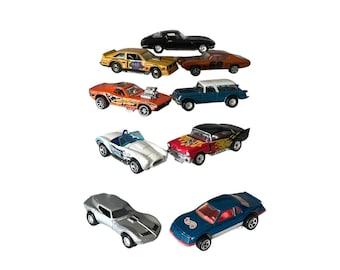 Vintage Toy Cars Set of 9 Hot Wheels Matchbox Misc