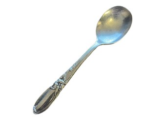 Vintage Baby Spoon White Orchid