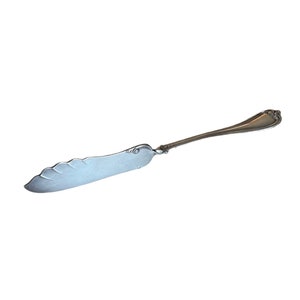 Antique Master Butter Knife Twisted Handle Priscilla Pattern Twisted