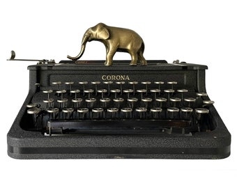 1941 Typewriter Corona Comet De Luxe Working