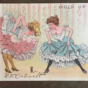 1905 Comic Postcard R.F. Outcault Hold Up