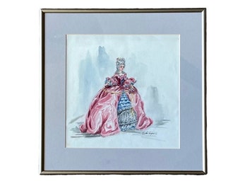 Original Framed Watercolor Painting by Esther Wynn